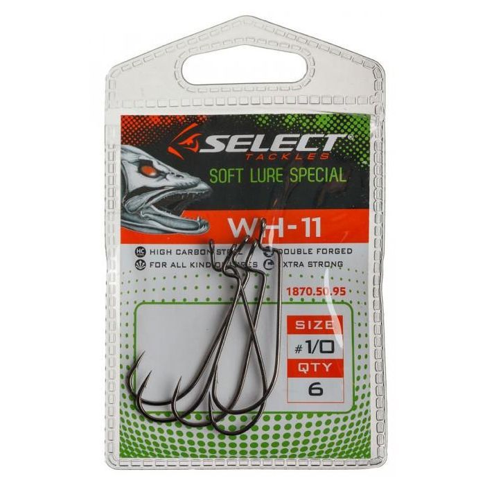 Крючок Select WH-11 1/0 (6 шт/уп) (1870.50.95) изображение 2