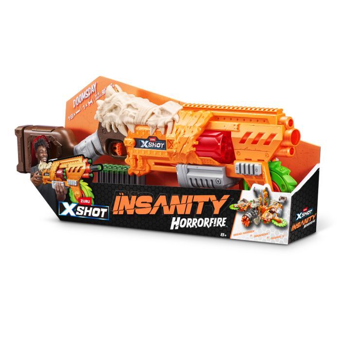 Игрушечное оружие Zuru Бластер X-Shot Insanity horrorfire Doomsday (36732)