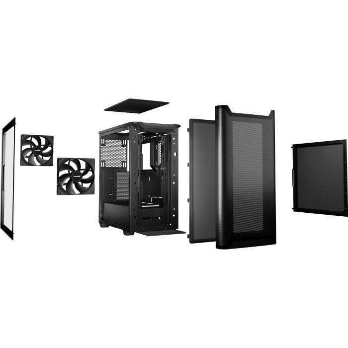 Корпус Be quiet! PURE BASE 501 Airflow з віконцем,чорний (BGW74) изображение 7