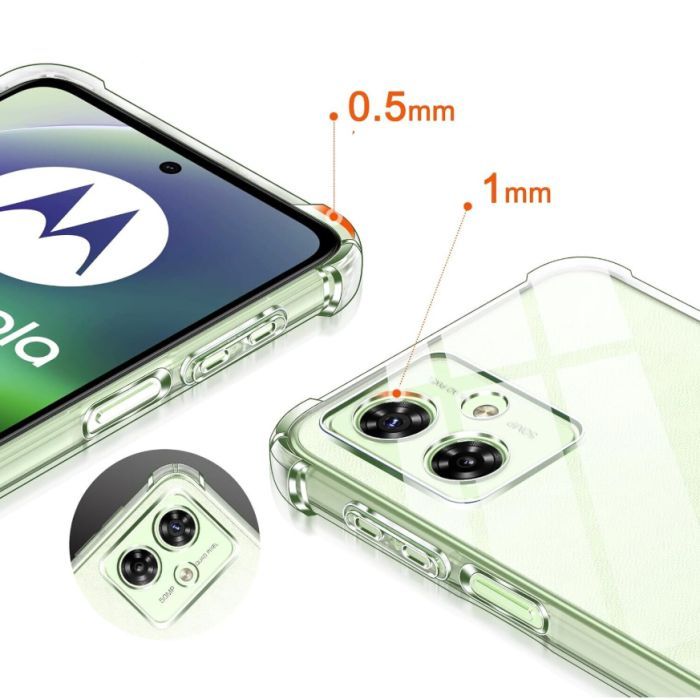 Чехол для мобильного телефона BeCover Anti-Shock Motorola Moto G55 Clear (712780) изображение 4