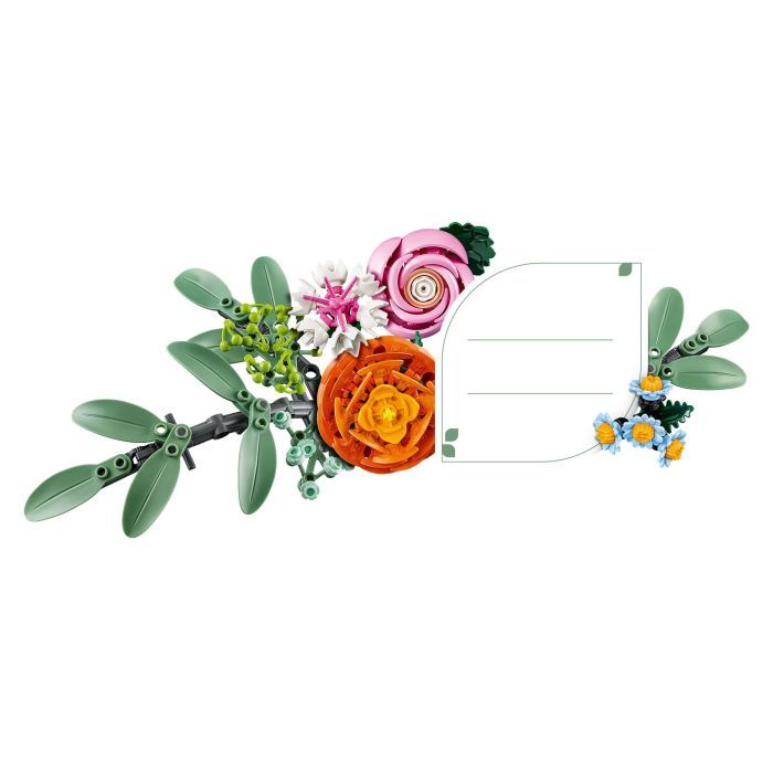 Конструктор LEGO Botanicals Милый розовый букет цветов (10342) изображение 7