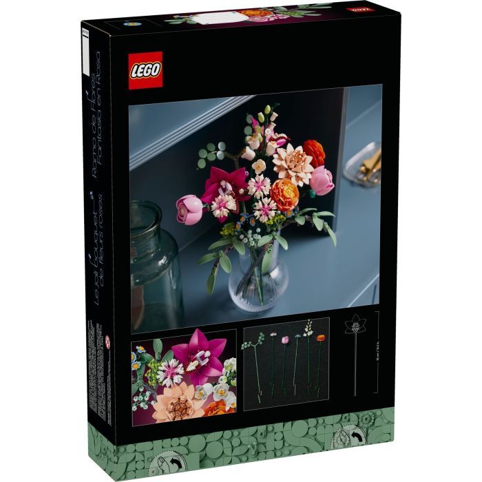 Конструктор LEGO Botanicals Милый розовый букет цветов (10342) изображение 9