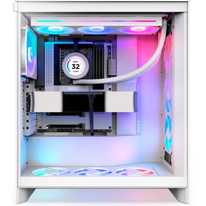 Корпус NZXT H7 Flow RGB All Black (CM-H72FB-R1) изображение 6