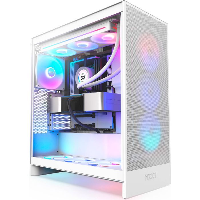 Корпус NZXT H7 Flow RGB All Black (CM-H72FB-R1) изображение 9