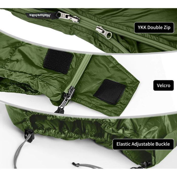 Спальный мешок Naturehike CWM295 CNK2300SD013, зелений (6976023920882) изображение 3