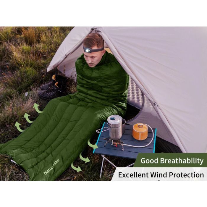 Спальный мешок Naturehike CWM295 CNK2300SD013, зелений (6976023920882) изображение 4
