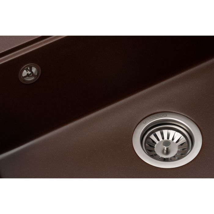 Мойка кухонная GRANADO ARTES black shine з сифоном (gr3601) изображение 5