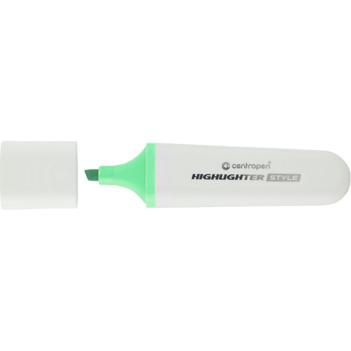 Маркер Centropen текстовий Highlighter Style 1-4,6 мм клин. пастельний зелений (6252/60)