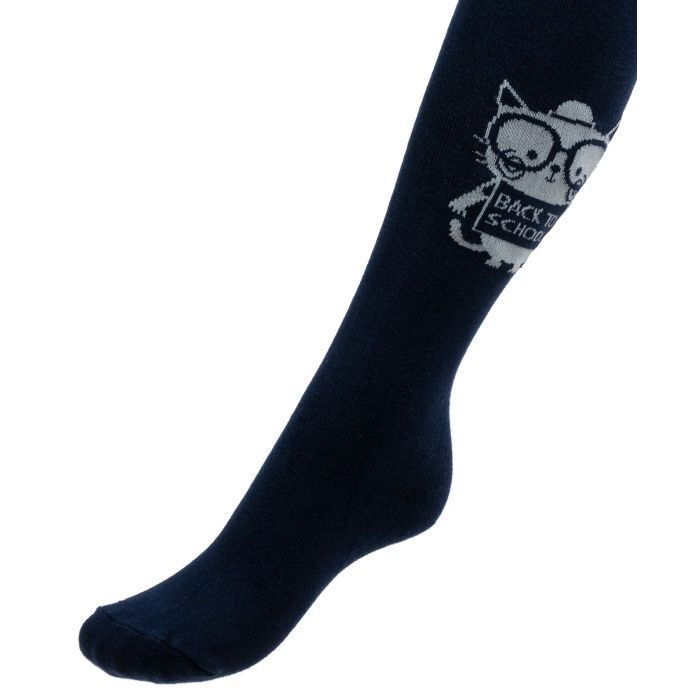 Колготки дитячі UCS Socks з котиком (M0C0301-2106-7-black) зображення 2