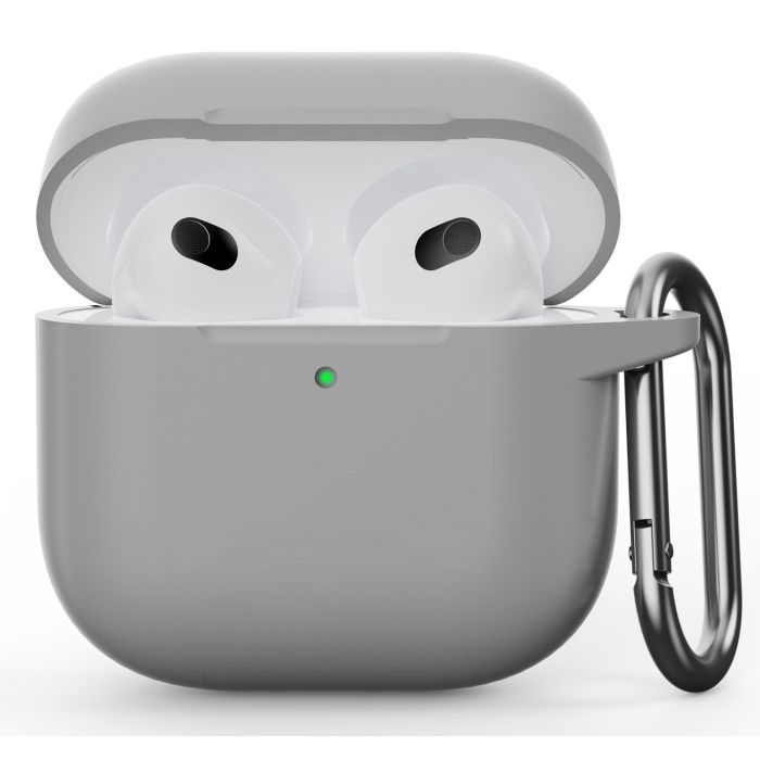 Чехол для наушников Armorstandart Hang Case для Apple AirPods 4 Light Grey (ARM81284)