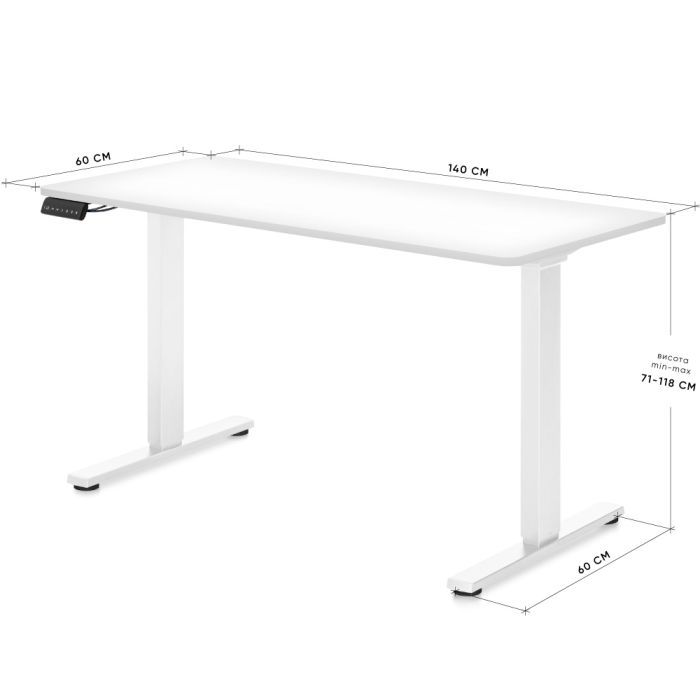Компьютерный стол Mealux PowerDesk Duo Black (EVO-242 Duo B/B) изображение 2