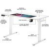 Компьютерный стол Mealux PowerDesk Duo White (EVO-242 Duo W/W) изображение 3