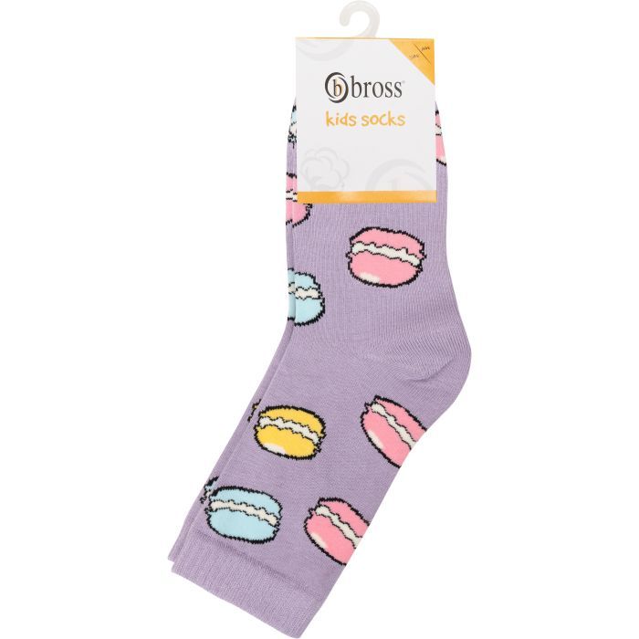 Носки детские Bross со сладостями (6322-4-6G-violet) изображение 3