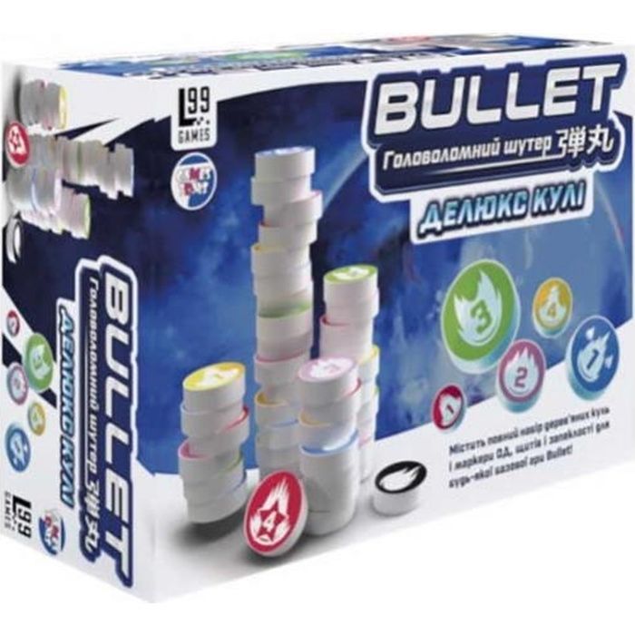 Настольная игра Games 7 Days Bullet. Делюкс пули (укр.) (BS002UA)
