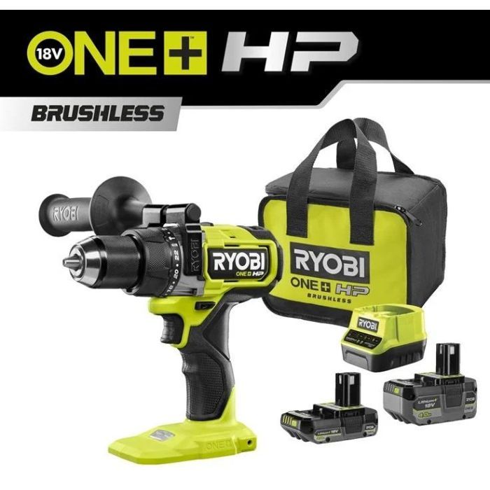 Шуруповерт Ryobi ONE+ HP RPD18X-242S 18V 1х2Ah, 1х4Ah, 95Нм, 500·2100об/мин, сумка (5133005283) изображение 5