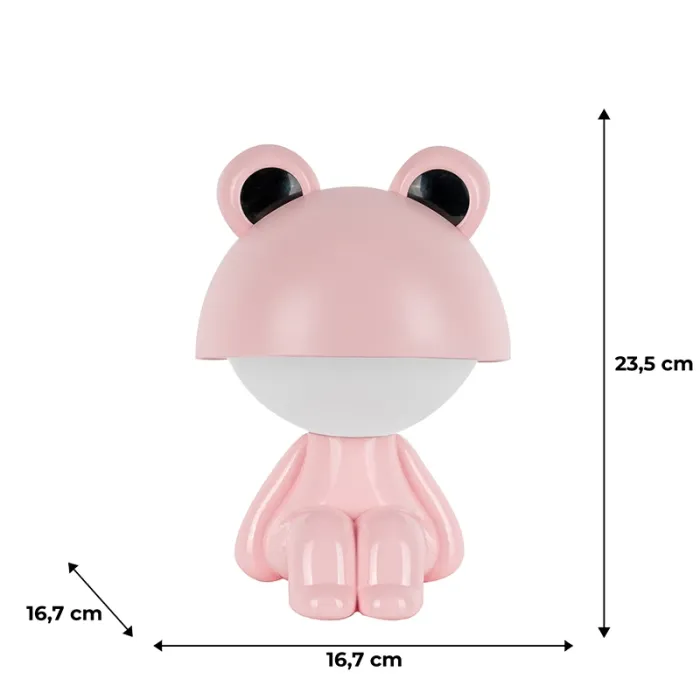 Нічник Kite Світильник LED з акумулятором Cute Froggy, білий (K25-316-3-1) зображення 6