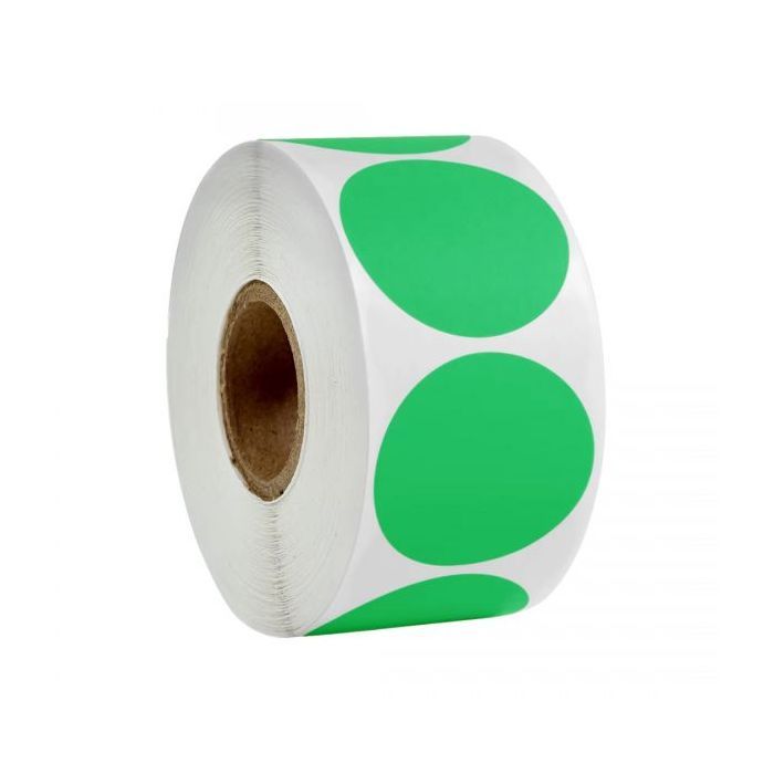 Етикетка UKRMARK термо ECO 38x38/ 0.1тис, коло, зелений (900390)