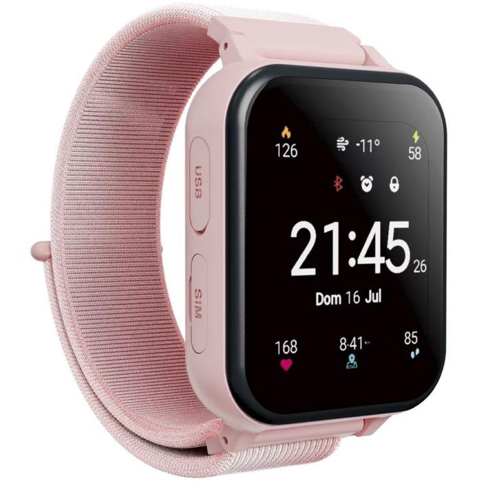 Смарт-часы Canyon Alfie KW-37 MP3 Study&Game Pink (CNE-KW37PP) изображение 2