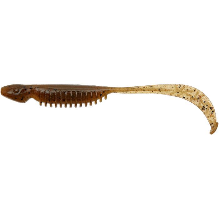 Силикон рыболовный Reins Curly Shad 3.5" 002 Green Pumpkin (14 шт/уп.) (1552.09.02)