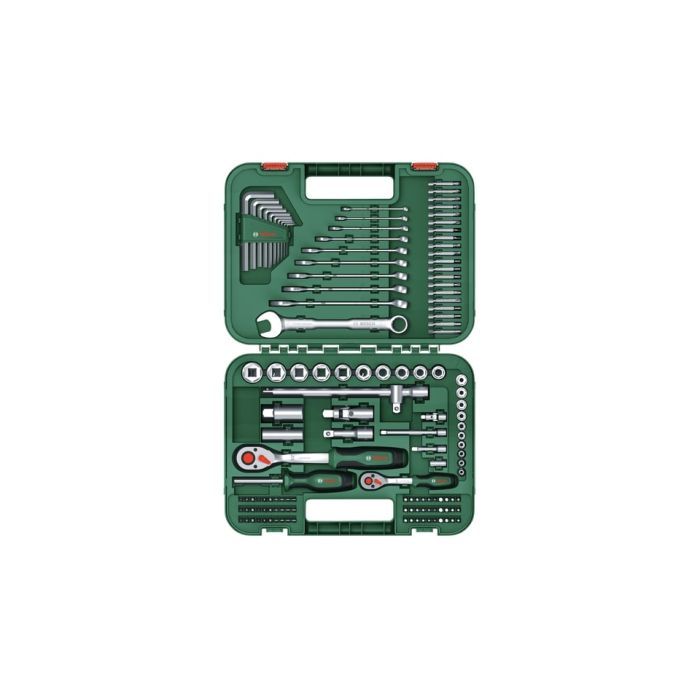 Набор инструментов Bosch 1/2", 1/4", 132шт, CrV (1.600.A02.Z9B) изображение 2