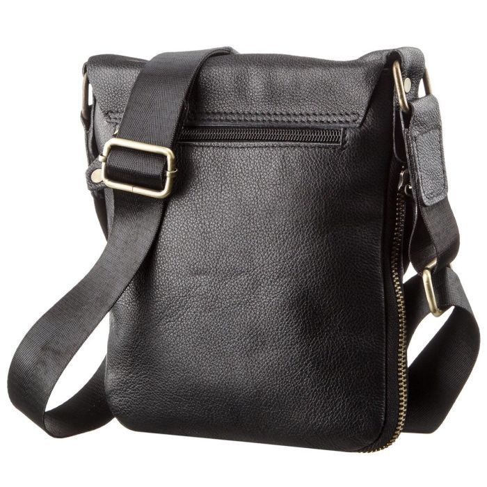 Сумка Shvigel Чоловіча шкіряна Чорна (19113) зображення 2