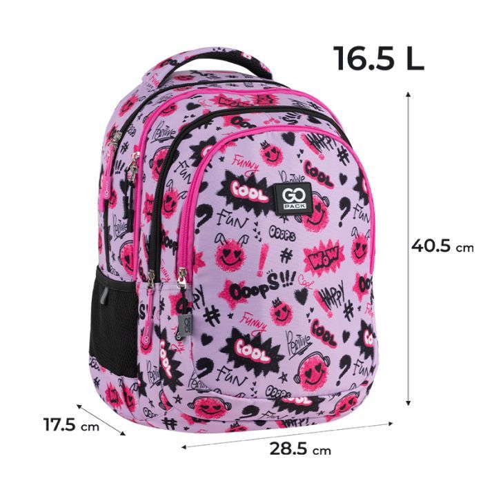 Рюкзак шкільний GoPack Teens 162M-2 (GO25-162M-2) зображення 2