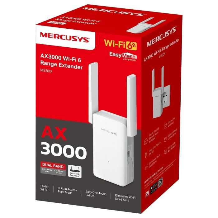 Ретранслятор Mercusys ME80X изображение 9