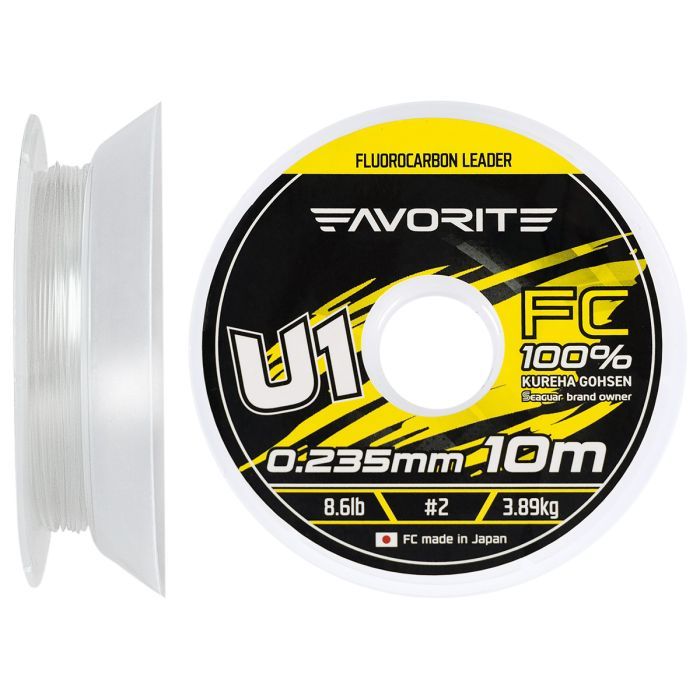 Флюорокарбон Favorite U1 FC 10m 3.5/0.31mm 14.1lb/6.38kg (1693.11.82)