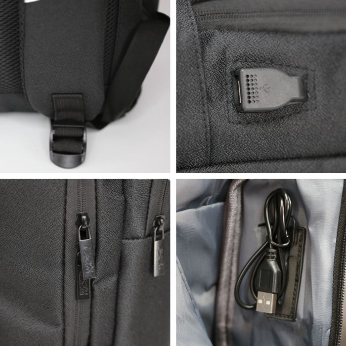 Рюкзак туристический NikiBo Sleek 15л сірий (30010805-07) изображение 4