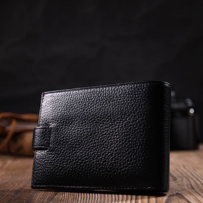 Кошелек Bond Accessories Из натуральной кожи Черный (22042) изображение 10