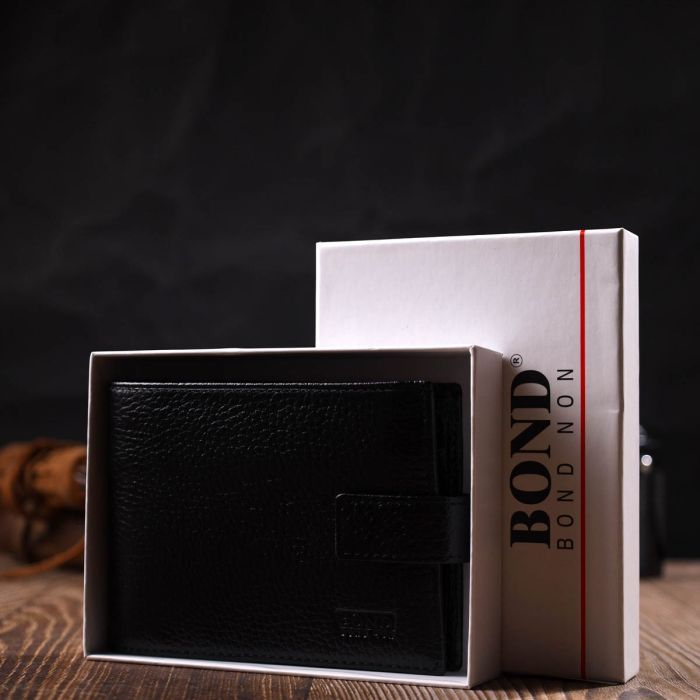 Кошелек Bond Accessories Из натуральной кожи Черный (22042) изображение 11