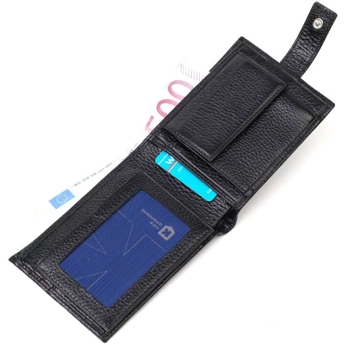 Кошелек Bond Accessories Из натуральной кожи Черный (22042) изображение 6