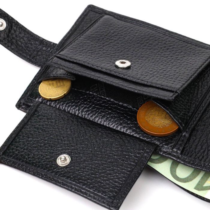 Кошелек Bond Accessories Из натуральной кожи Черный (22042) изображение 8