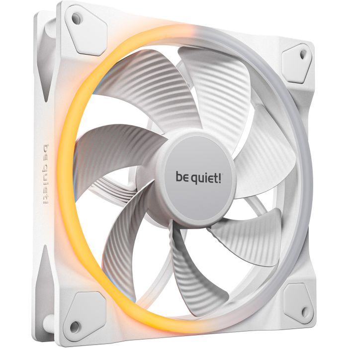 Кулер для корпуса Be quiet! Light Wings 140mm PWM Reverse білий (BL135)