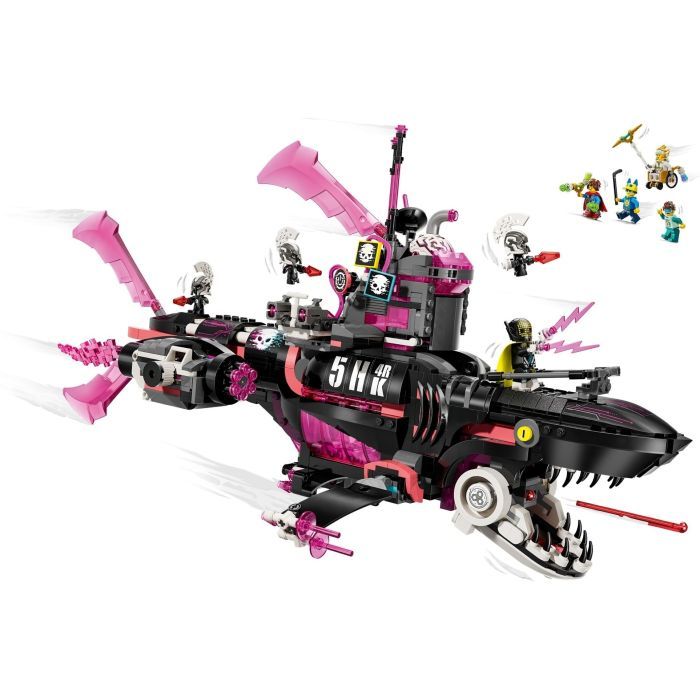 Конструктор LEGO DREAMZzz Ужасная подводная лодка «Акула» (71500) изображение 5