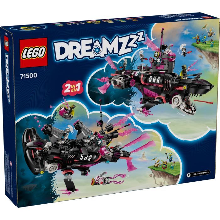 Конструктор LEGO DREAMZzz Ужасная подводная лодка «Акула» (71500) изображение 7