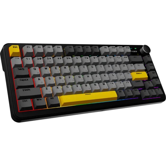 Клавиатура Ajazz AK820 MAX Magnetic switches Purple RGB USB/Wireless/Bluetooth UA Purple (AK820MAX-M-PWB) изображение 3
