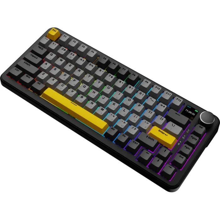 Клавиатура Ajazz AK820 MAX Magnetic switches Purple RGB USB/Wireless/Bluetooth UA Purple (AK820MAX-M-PWB) изображение 6