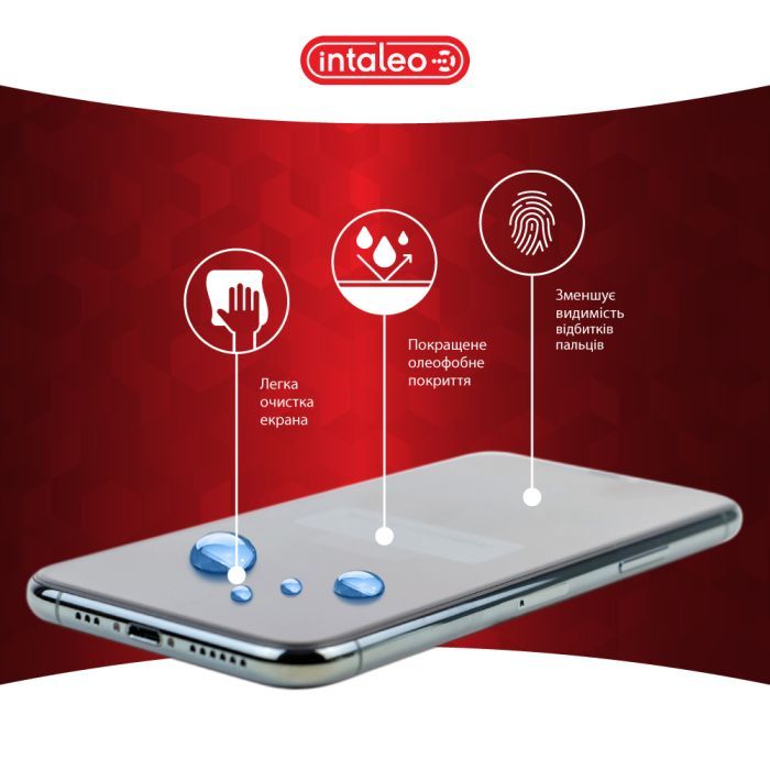 Скло захисне Intaleo Full Glue Moto G72 Black (1283126582998) зображення 6