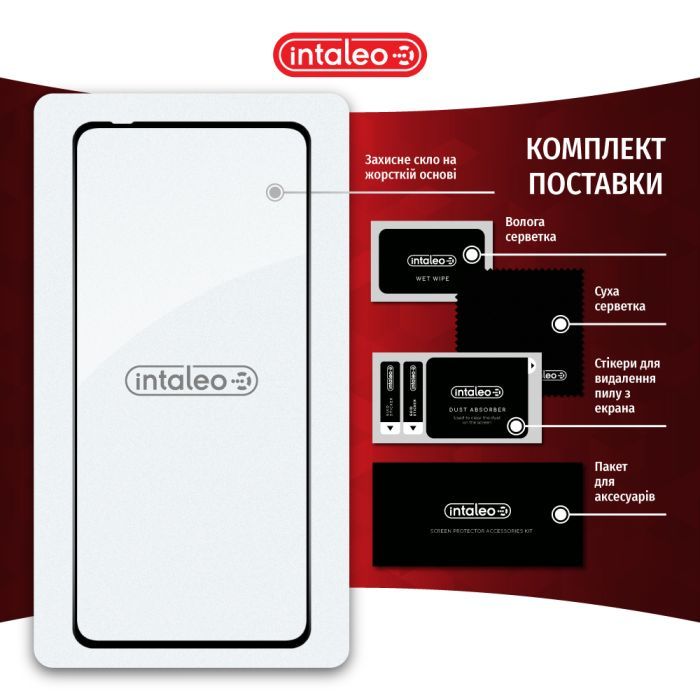 Скло захисне Intaleo Full Glue Moto G72 Black (1283126582998) зображення 8