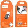 Переходник UA17 USB M to USB-C F USB2.0 Black HOCO (6931474762009) изображение 4
