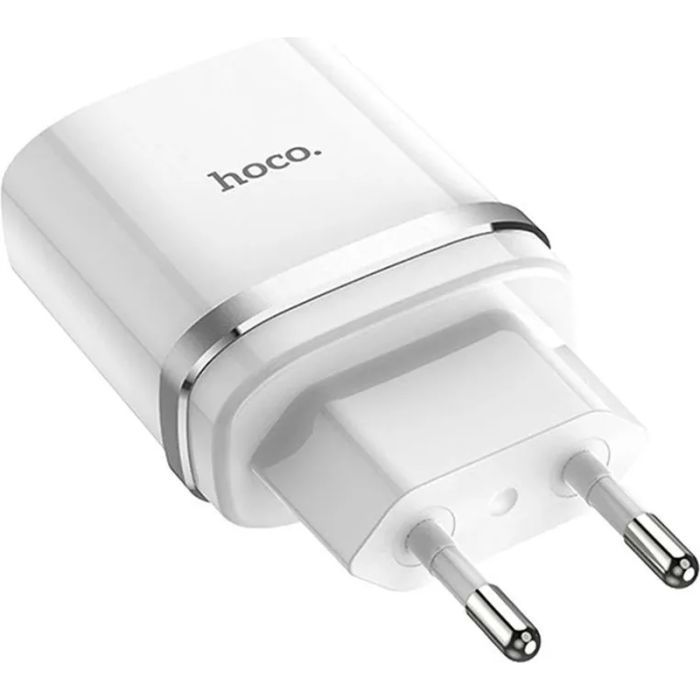 Зарядное устройство HOCO C12Q Smart USB QC3.0 + cable USB to USB-C 18W Black (6931474716293) изображение 2