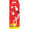 Дата кабель USB-C to USB-C 1.0m 3A 60W silicone BX79 white BOROFONE (6974443384819) изображение 3