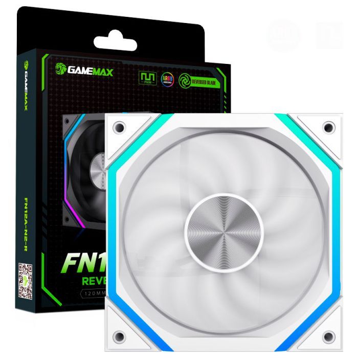 Кулер для корпуса Gamemax FN12A-N2-RW изображение 6