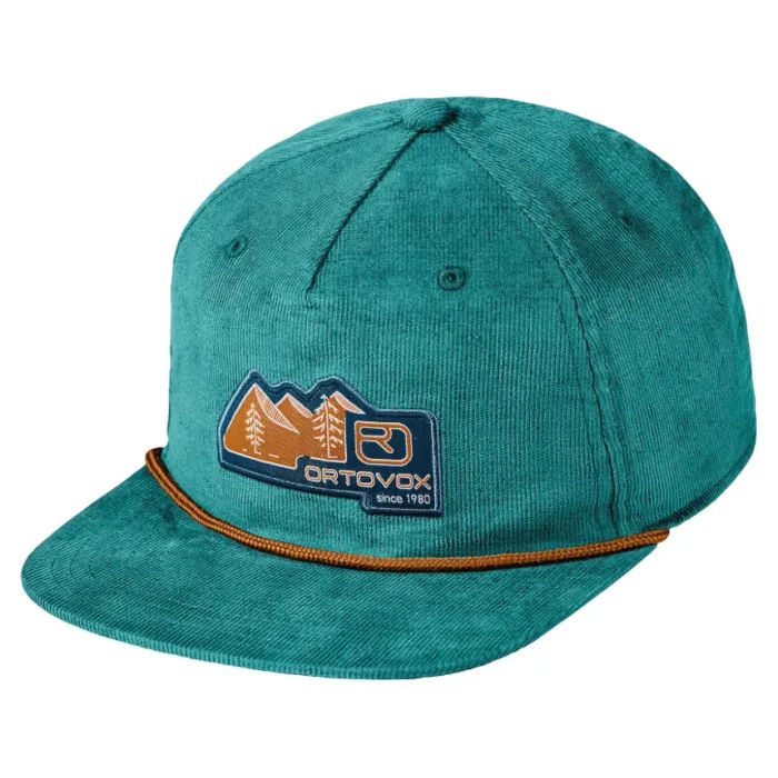 Кепка Ortovox Vintage Badge Cap pacific green - 58 - зелений (025.001.1180)