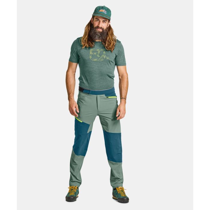 Кепка Ortovox Vintage Badge Cap pacific green - 58 - зелений (025.001.1180) зображення 4