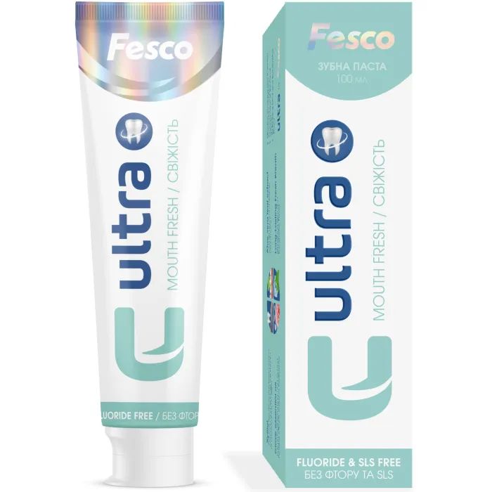 Зубна паста Fesco Ultra Mouth Fresh Свіжість 100 мл (4820204701987) зображення 2