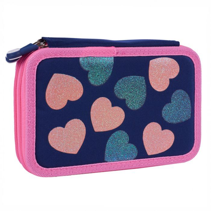 Пенал Yes Bright Hearts HP-01 твердий подвійний (533640) зображення 2
