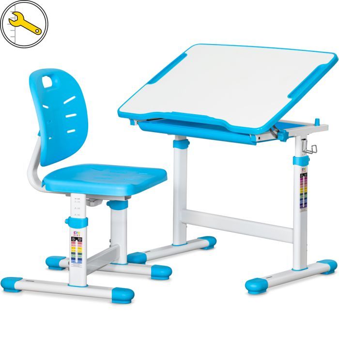 Парта со стулом Evo-kids Ergo Blue (Evo-05 Ergo BL)