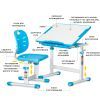 Парта со стулом Evo-kids Ergo Blue (Evo-05 Ergo BL) изображение 2